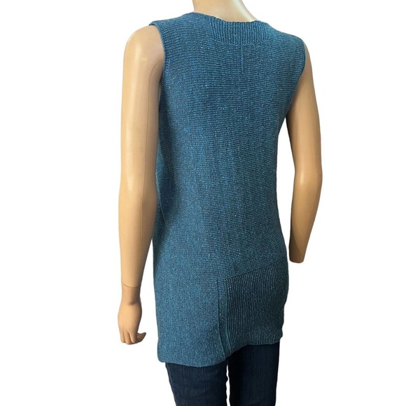 Bill Baber Knit Tunic Tank Top Cotton Lagenlook Speckled - Picture 6 of 10